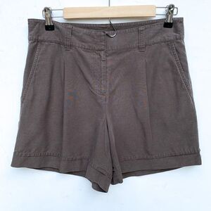 Ann Taylor Green Brown Dressy Flowy Shorts